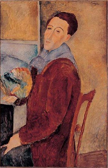 Amedeo Modigliani Self portrait oil painting image